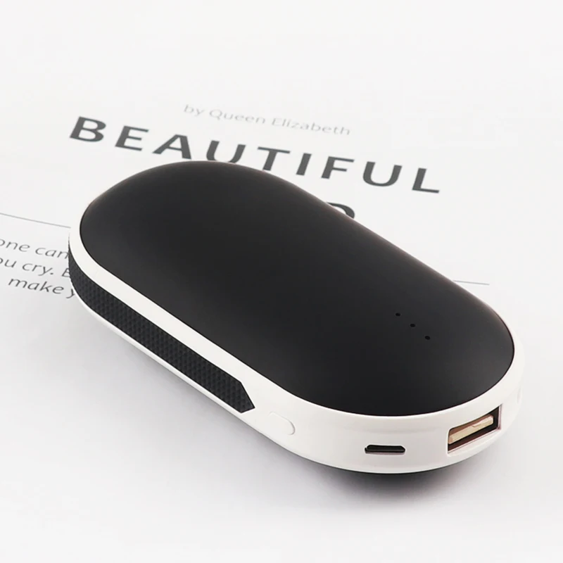 Зарядка от USB, грелка для рук, 5200 мА/ч, внешний аккумулятор, 5 В, мини, портативный, удобный, карманный грелка для рук, двухсторонний, быстрый нагрев