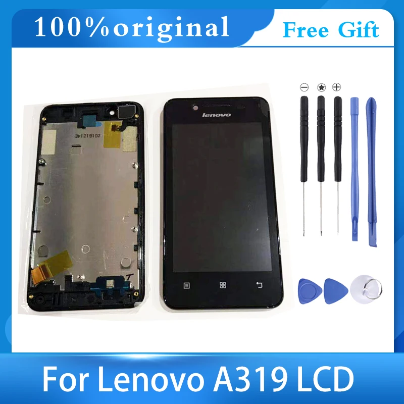 ЖК дисплей с дигитайзером сенсорного экрана в сборе для Lenovo A319 запасные