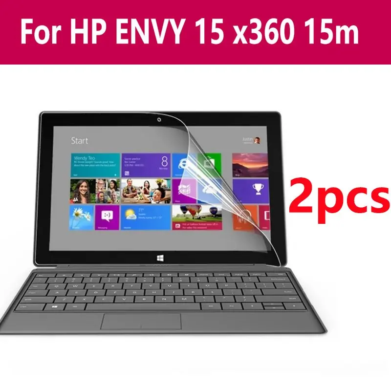 

2pack Laptop Screen Protector Touch Bar Anti Blue Ray Clear Hd Laptop Screen Protective No Glue Film For Hp Envy 15 X360 15m