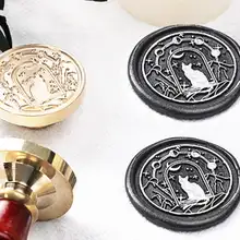 Волшебная кошка восковая печать индивидуальный восковой штамп печать комплект свадебного приглашения запечатывание воск штамп цветочный Воск Печать комплект печатей