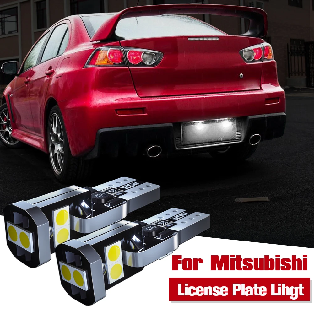 2x светильник ка номерного знака W5W T10 Canbus для Mitsubishi ASX Colt Eclipse Galant Grandis Lancer Outlander Pajero