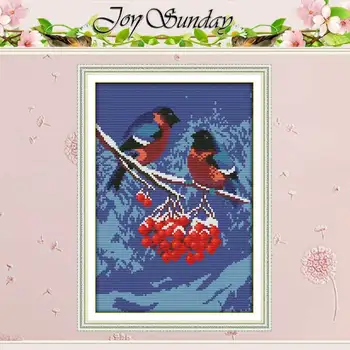 

Snow Migrant Bird animals counted Cross Stitch 11CT 14CT Cross Stitch Sets Chinese Cross-stitch Kits Embroidery Needlework