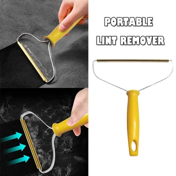 

Portable Lint Remover Clothes Fuzz Shaver Manual Epilator Clothes Shaver Brush Tool Power-Free Fluff Removing Roller Sweater#1