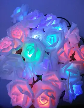 

2M 20led rose light string (battery box) color string light
