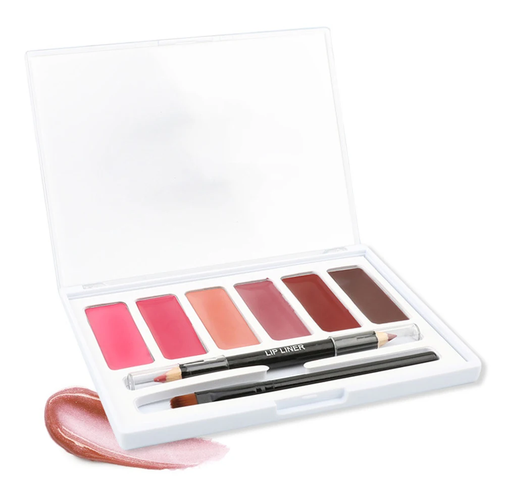 Conjunto de Maquiagem Peça Hidratante Labial Gloss Bálsamo Forro Escova Rótulo Privado 10 1 10 peça hidratante labial gloss labial bálsamo