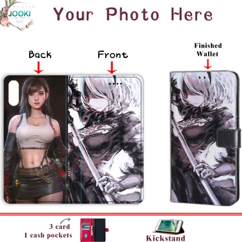 

ROG Phone Case wallet Leather Flip Cover for ASUS ROG Phone 2 Personalized Photo Leather Wallet For ROG Phone II