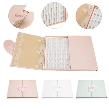 

126 Colors Nail Display Book Nail Polish Display Manicure Board Card Palette Chart Practice Showing Shelf Nail Art Tools