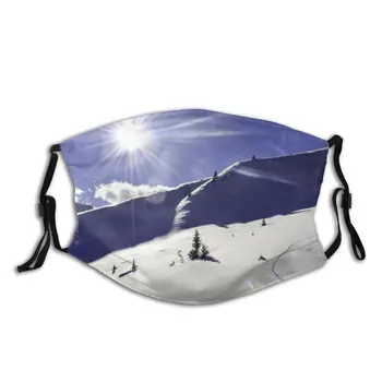 

protective mask with filter Snow Landscape anti dust PM2.5 reuse adult teen child girl