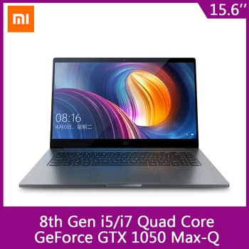 

Xiaomi Mi Notebook Pro 15.6 Inch GTX 1050 Max-Q Intel Core i7 16G/i5 8G CPU NVIDIA 4GB GDDR5 Laptop Fingerprint ForWindows 10