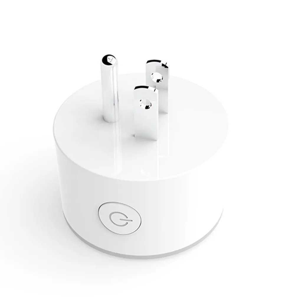 Mini RGB LED Wifi Smart Plug Socket Outlet Adaptor for Alexa Google Home 10A Smart Socket Wall Plug Switch