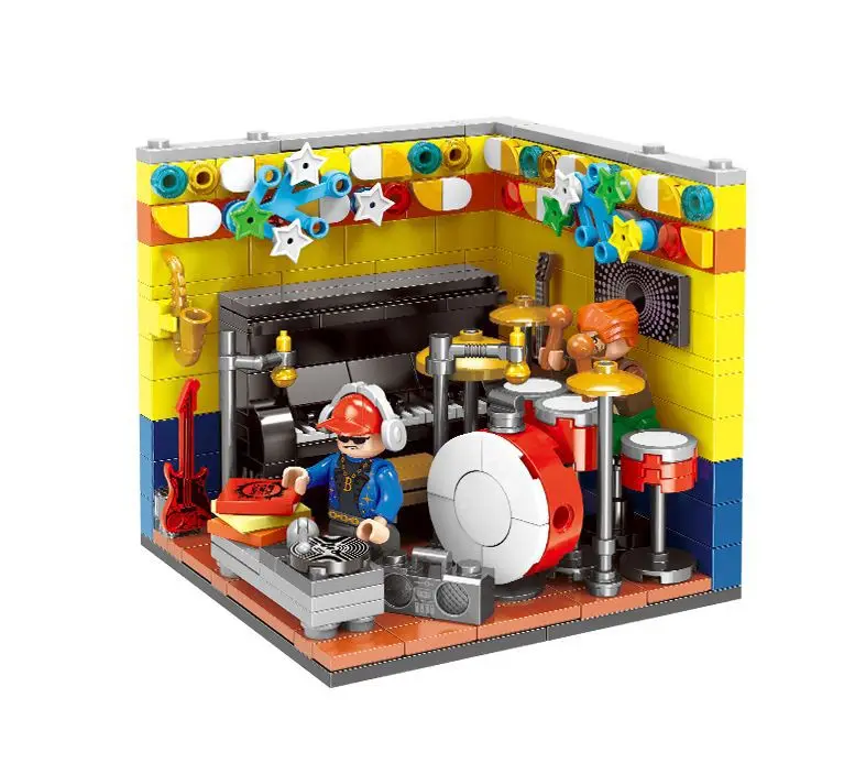 

XINGBAO Building Blocks Xb01402 Future Dreamer Small Particles Set Building Blocks Play House Toys 6-8-10-12-Year-Old
