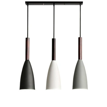 

Adjustable Hanging Wire Pendant Lamp Nordic Minimalist 1/3 Heads Hanging Light for dining room Kitchen Cafe Living Room decor