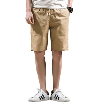 

Summer Causal Shorts Men Beach Shorts Mens Slim Fit Fashion 100% Cotton Printed Shorts Plus Size Short Pants Male Bottoms 4XL