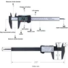 Vernier Caliper 0-150mm 6 inch Measuring Tool Plastic LCD Digital Electronic Carbon Fiber Ruler Gauge Micrometer by PROSTORMER ► Photo 2/6