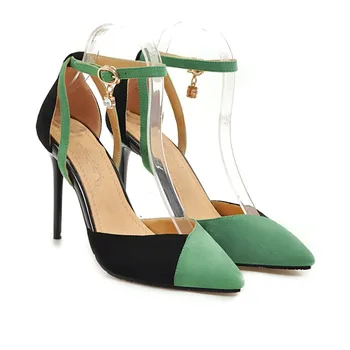 

Big SizePointy contrast high heel sandals high heels sandals women shoes woman summer ladies