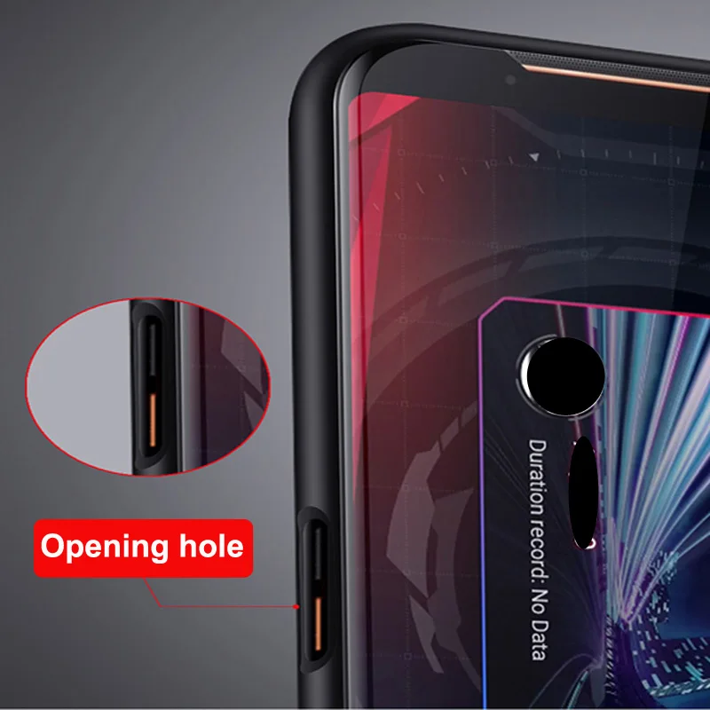Чехол ZS660KL для Asus ROG Phone 2 мягкий силиконовый защитный чехол s + стеклянная Защитная