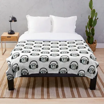 

Headphone disco ball Blanket Wool Flannel Plush Blanket Bedspread For office Sherpa Blanket Couch Quilt Cover Travel