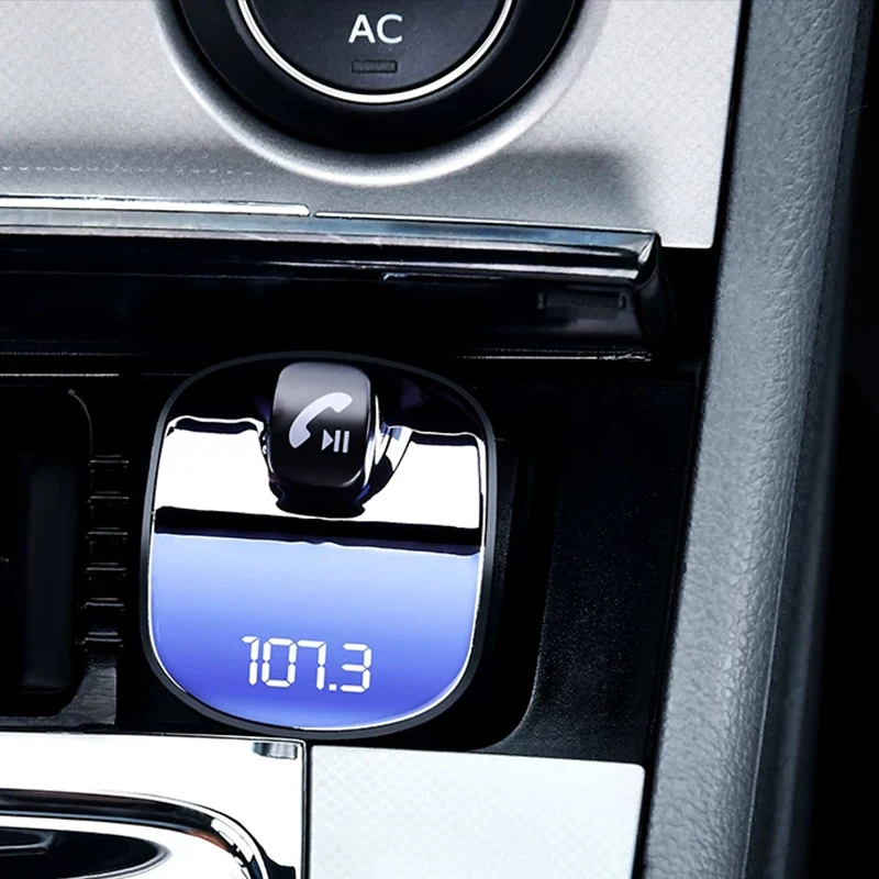 Автомобильный fm-передатчик для автомобиля MP3 Bluetooth музыкальный плеер Handsfree Dual USB Автомобильное зарядное устройство fm-передатчик музыкальный плеер