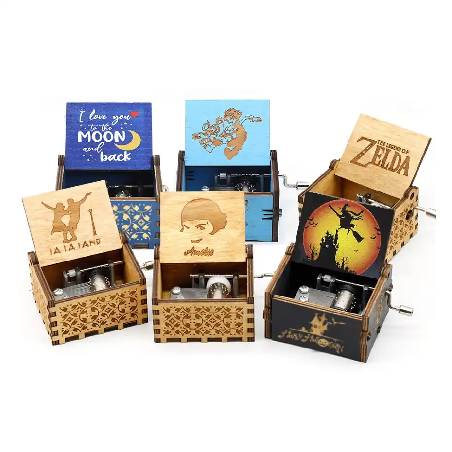 21 Bois Manivelle Boite A Musique Jurassic Park Vous Etes Mon Soleil Cadeau D Anniversaire Cadeau De Noel Cadeau De Nouvel An Aliexpress