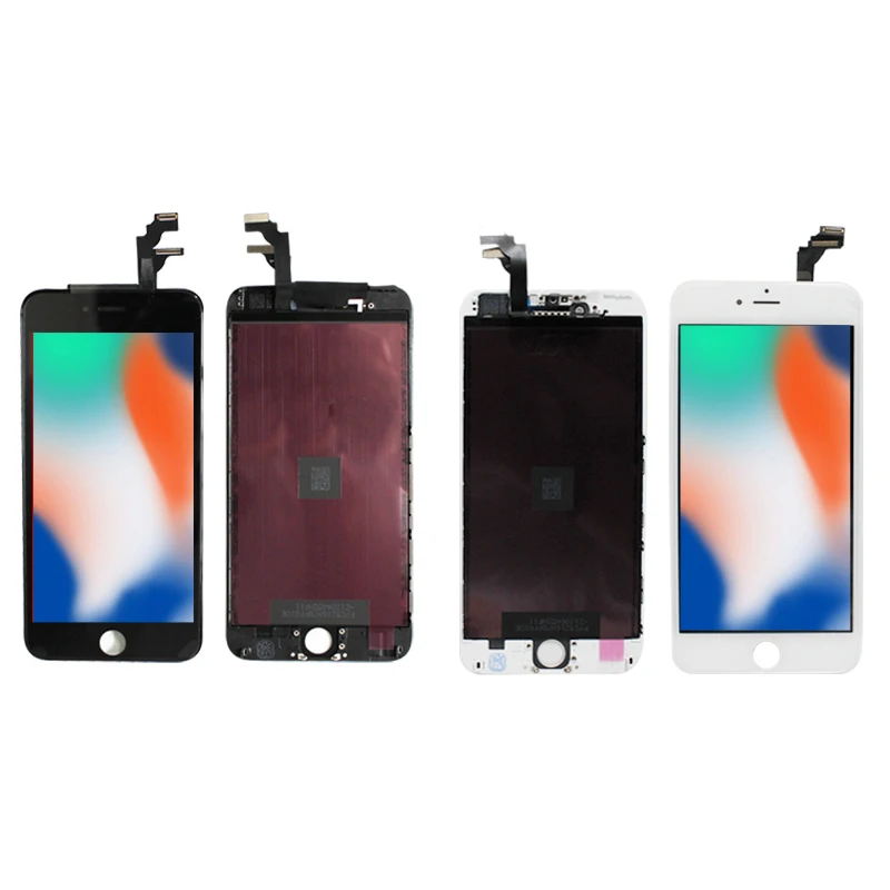 10 шт Pantalla lcd Замена для iPhone 6 Plus 5,5 дюймов 3D кодирующий преобразователь сенсорного экрана в сборе без битых пикселей lcd для iPhone 6 Plus