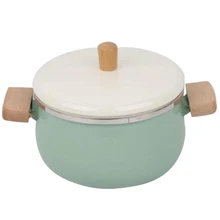 Фарфоровый молочный горшок, эмалированные Горячие горшки, кастрюля для приготовления пищи, антипригарный суповый горшок с крышкой, индукционная плита, газовая плита, кухонная посуда