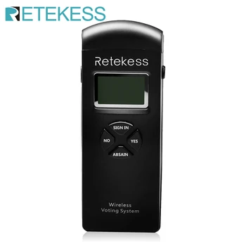 

RETEKESS T147 Gray LCD Audio Wireless Voting Device For Wireless Conference Voting System Vote Election Discuss Score System