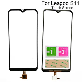 Перейти на Алиэкспресс и купить Мобильный сенсорный экран для Leagoo S11 6,3 дюймПередняя панель сенсорный экран дигитайзер сенсор стекло Запасные инструменты 3 м клей