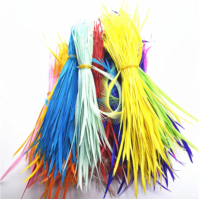 20-100pcs/lotSingle Color thin soft Turkey Marabou Feather diy washed golden goose Fluffy feathers crafts wedding decoration craft feathers natural feathers turkey feathers