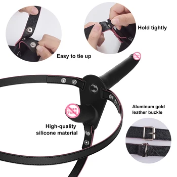 Lesbian Strapon Realistic Dildo Pants for Women Strap On Double Dildos Penis Vibrator Harness Belt Vibrating Panties Sex Toys 3