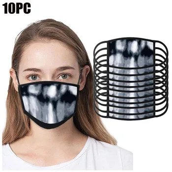 

10PCs Adults Cloth Face Mask Reusable Face Shield Outdoor Mouth Mask Washable Mouth Cover Windproof Breathable mondmaskers