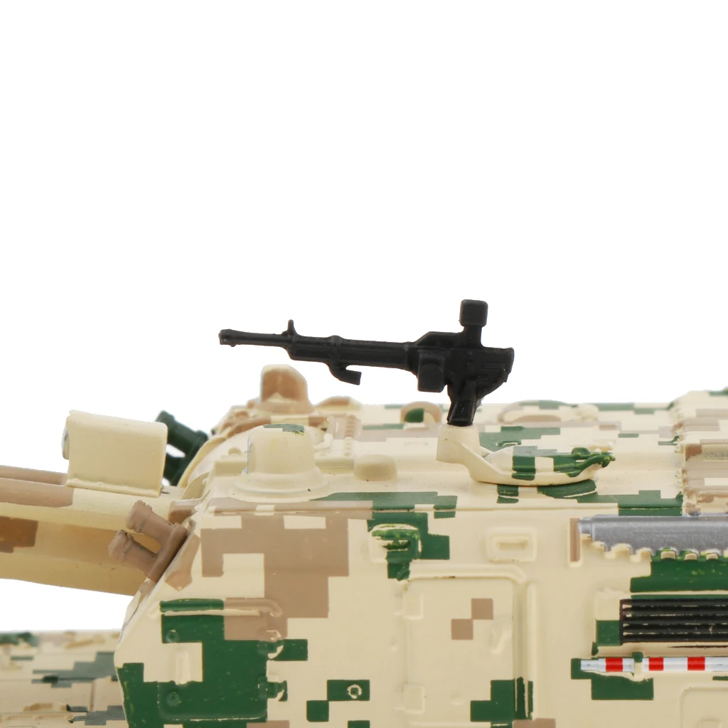 1/87 масштаб китайский армейский Танк TJ614 модель Камуфляжный Танк Howitzer металлические Литые военные транспортные средства-Размер 5,31x1,57 x 1.96in
