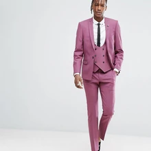 Мужские костюмы смокинг из трех частей(куртка+ брюки+ жилет) свадебный смокинг наивысшего качества на заказ мужские костюмы для выпускного вечера