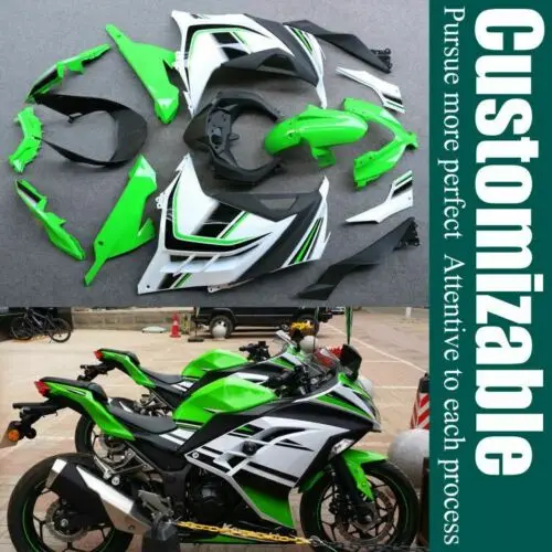 Fit for 2013-2017 Kawasaki Ninja 300 EX300 ABS Fairing Body Panel Kit Motorcycle Shell Set | Автомобили и мотоциклы