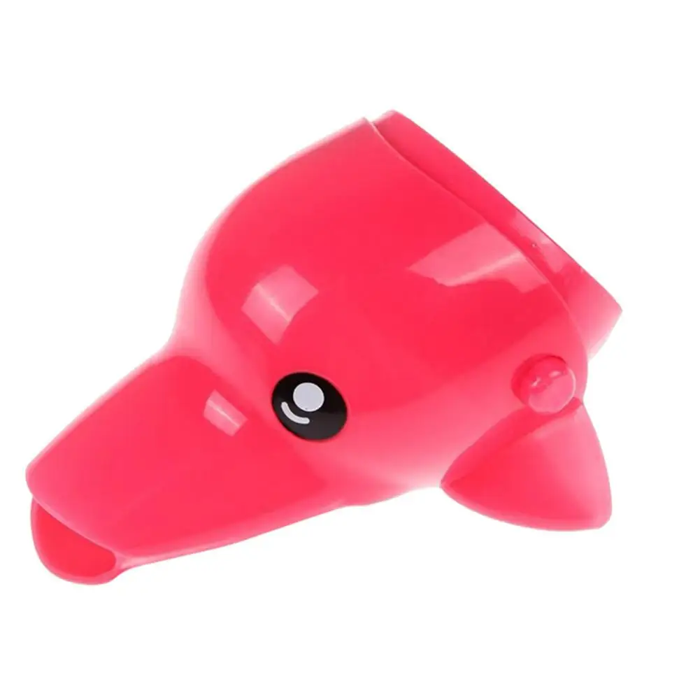 Pink dolphin Kuulee кран удлинитель Детский милый мультфильм рисунок кран удлинитель для малыша ребенок Ручная стирка пластик мультфильм - Цвет: Pink dolphin