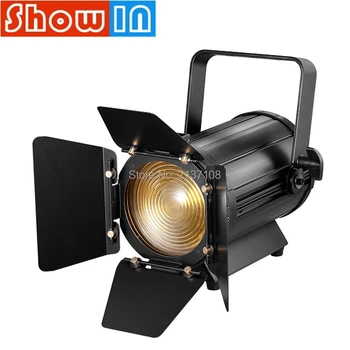

100W LED Frensel Light Manual Zoom Japan Lamp RA90 Stage Lighting Equipment Theater Studio Concert Music TV Car Show CW WW RGBW