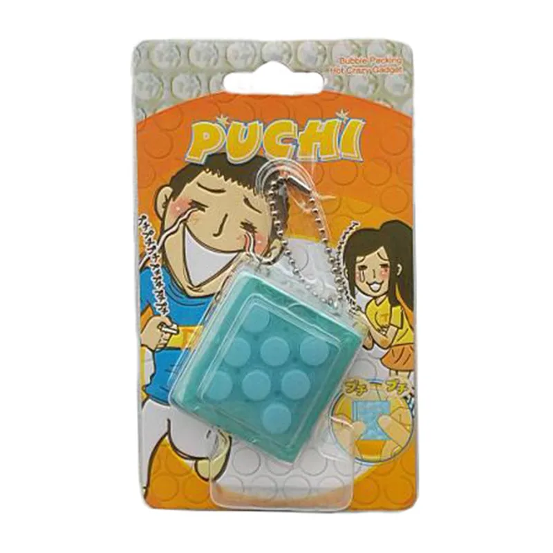 6 цветов Kid Puti Puchi Squeeze упаковка чудаковатый гаджет бесконечная поп-поп цепь новинка игрушки для взрослых антистресс игрушки Bubble hot