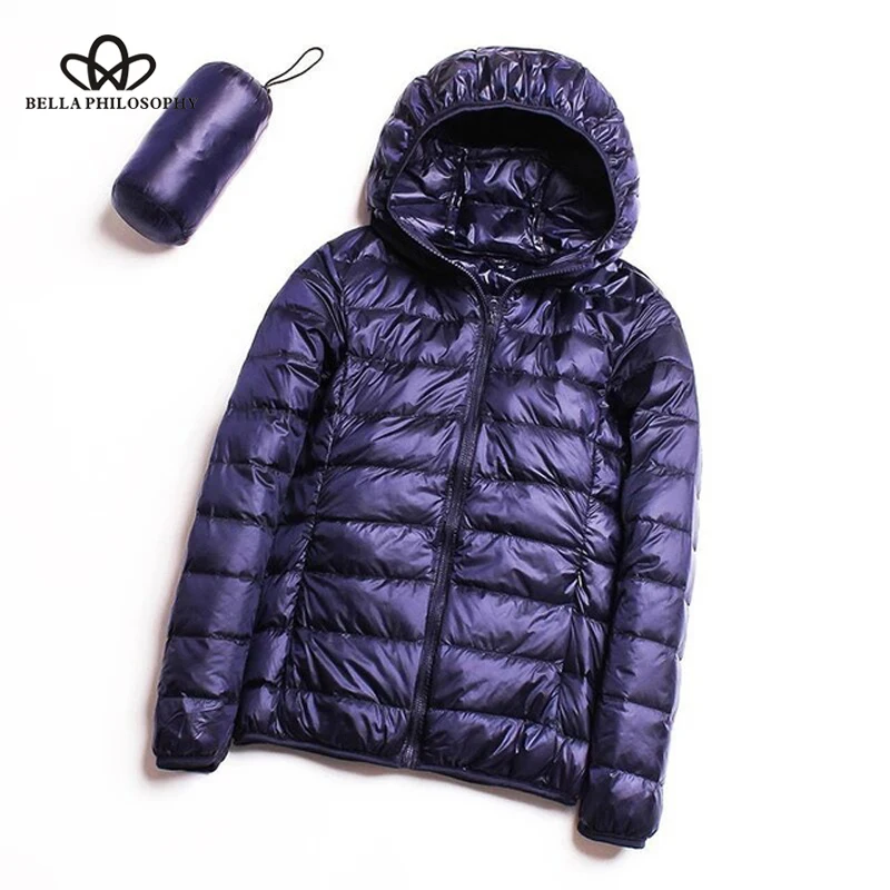 Heydress winter Down jacket women 90% duck down coat Ultra Light warm Female Portable plus size down jacket winter