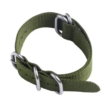 

Heavy Duty Watch Bands Nylon Watch Strap 5 Rings Woven Strap