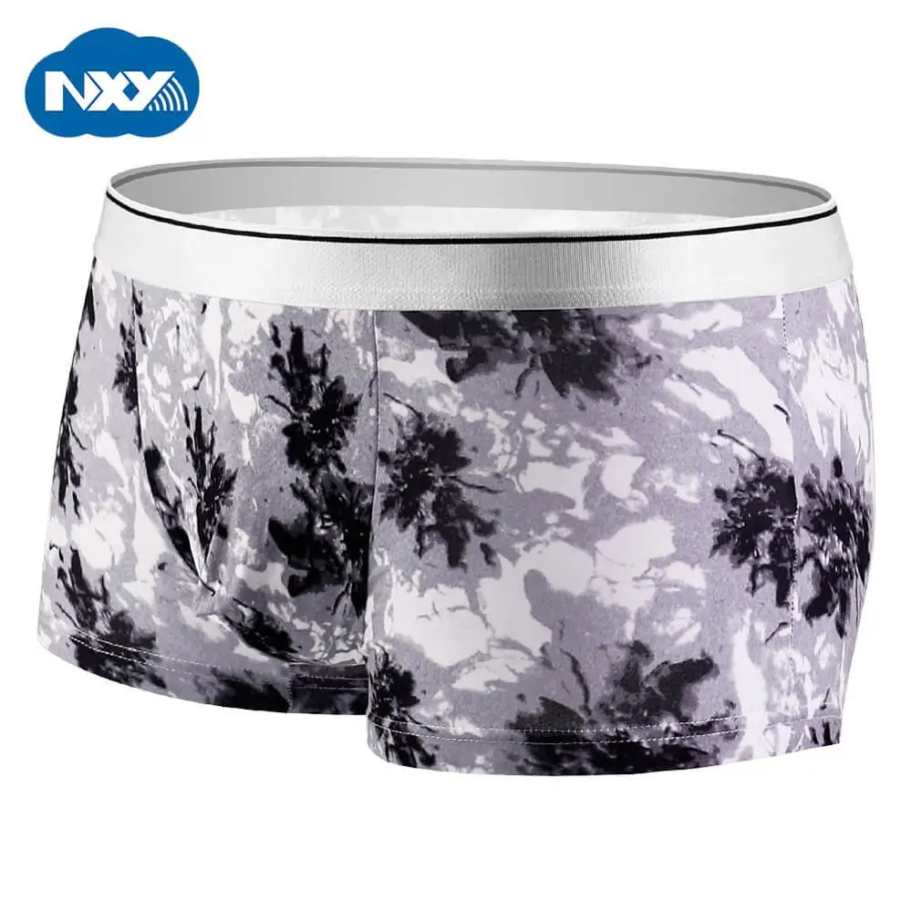 

NXY Brand Mens Underwear Boxer Printed Elastic Modal Underpants U convex Male Boxers Breathable Shorts Boxer Calzoncillo Hombre