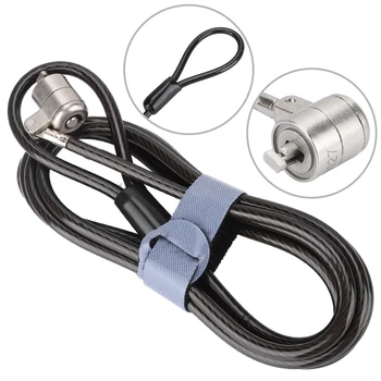 

Computer Security Lock Lengthen Thicken Laptop Notebook Mini Locks Security Cable Chain 200cm With Spacers