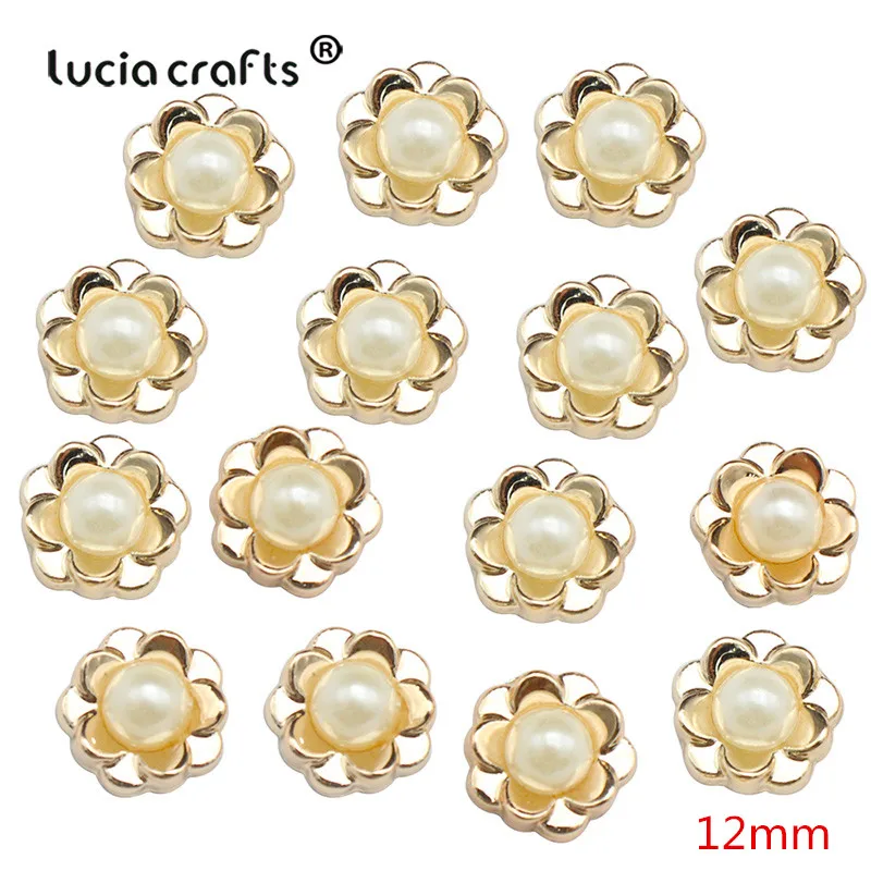 S1 100pcs 12mm 100/250 шт. цветок имитация жемчуга с бусины с отверстиями гвоздь заклепка DIY браслет бижутерия для одежды, прибивать гвоздями бусины аксессуары для машины для изготовления G0718 - Цвет: S1 100pcs 12mm