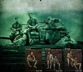 New Unassembled 1/35 ancient warrior include 5  ( NO TANK )    Resin Figure Unpainted Model Kit