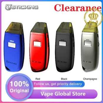 

Original Vsticking VIY Pod Kit with Yihi Chipset & 750mAh Battery & 1.8ml Pod & 1.0ohm SS316 Coil E-cigarette Vape Kit Vs Drag X
