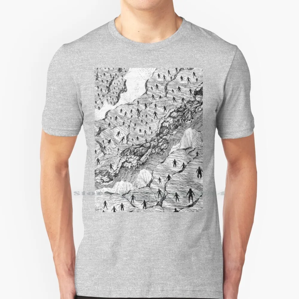 L'Puzzle Di Amigara Fault Collage T Shirt Cotton 6Xl