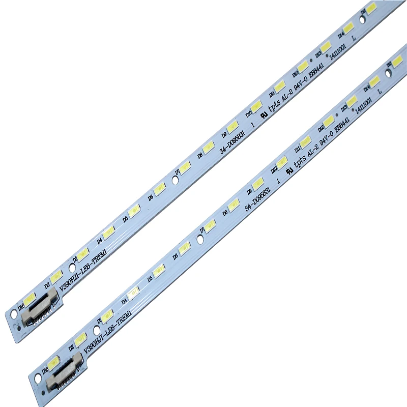 

New 2pcs 48LED 490mm LED backlight strip for 39inch V390HJ1-LE6-TREM1 V390HJ1-LE6-TREW1 C420E06E01A L390H101EA-C002