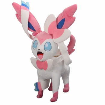 

46cm Anime Sylveon Plush toys lovely Sylveon Dolls Toys Cute Stuffed Toys for Girls Pikachus series Plush Dolls