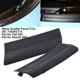 

1 x Car Wiper Scuttle Panel Trim Left/Right Black Wiper Arm Cap For Fiat 500 Car Replacement Accesssories #BL4