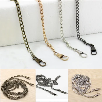

Long 120cm Metal Purse Chain Strap Handle Replacement For Handbag Shoulder Bag Strap Accessories Women Bag's Parts