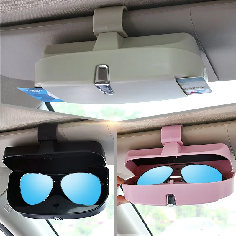 Car Sun Visor Glasses Holder Case For BMW / Mini / Rolls-Royce /  Mercedes-Benz Smart / Jaguar / Volvo / Land Rover / SAAB - AliExpress