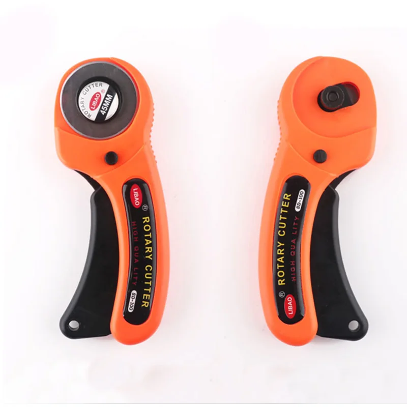 

Rotary Cutter Knife Safety Blade Fabric Cutter Leather Craft Patchwork Sewing Quilting Fabric Cutting Leathercraft Tool HP1312E